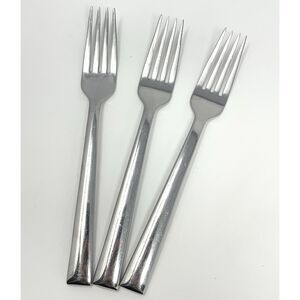 Lenox Continental Dining Stainless Steel 18/10 Salad Forks 7 3/8” Set Of 3